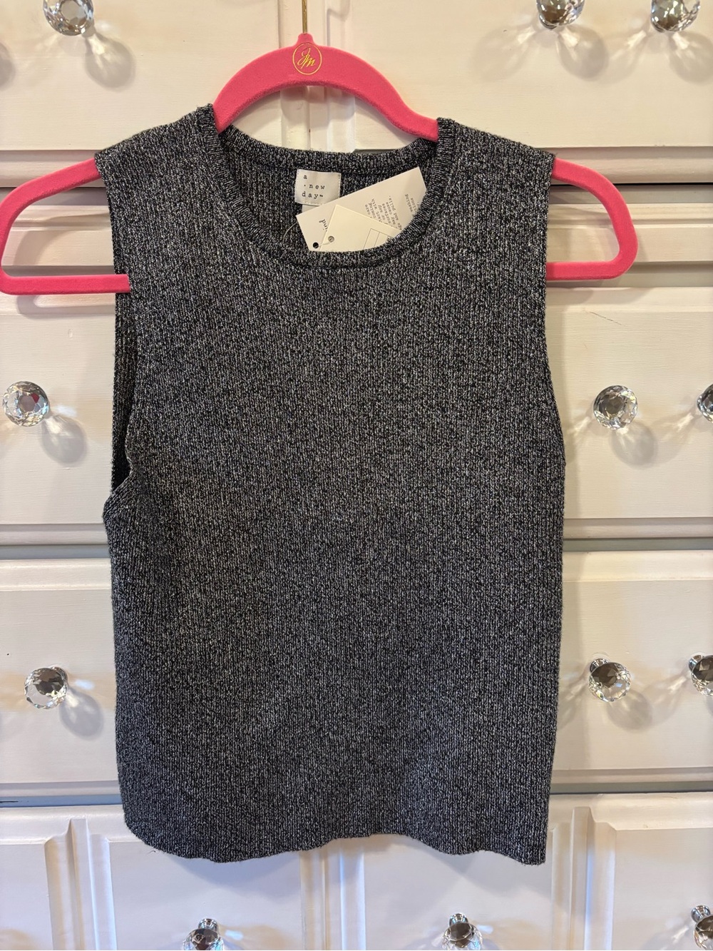 NWT A New Day Sparkle Sleeveless Knit Tank